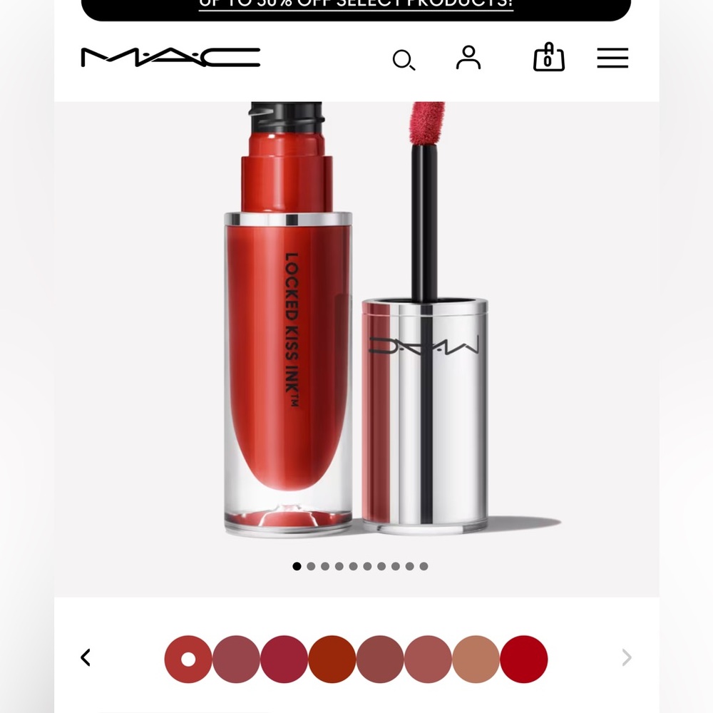 Mac Cosmetics Locked Kiss Ink Extra Chili New without box. **SOLD OUT**